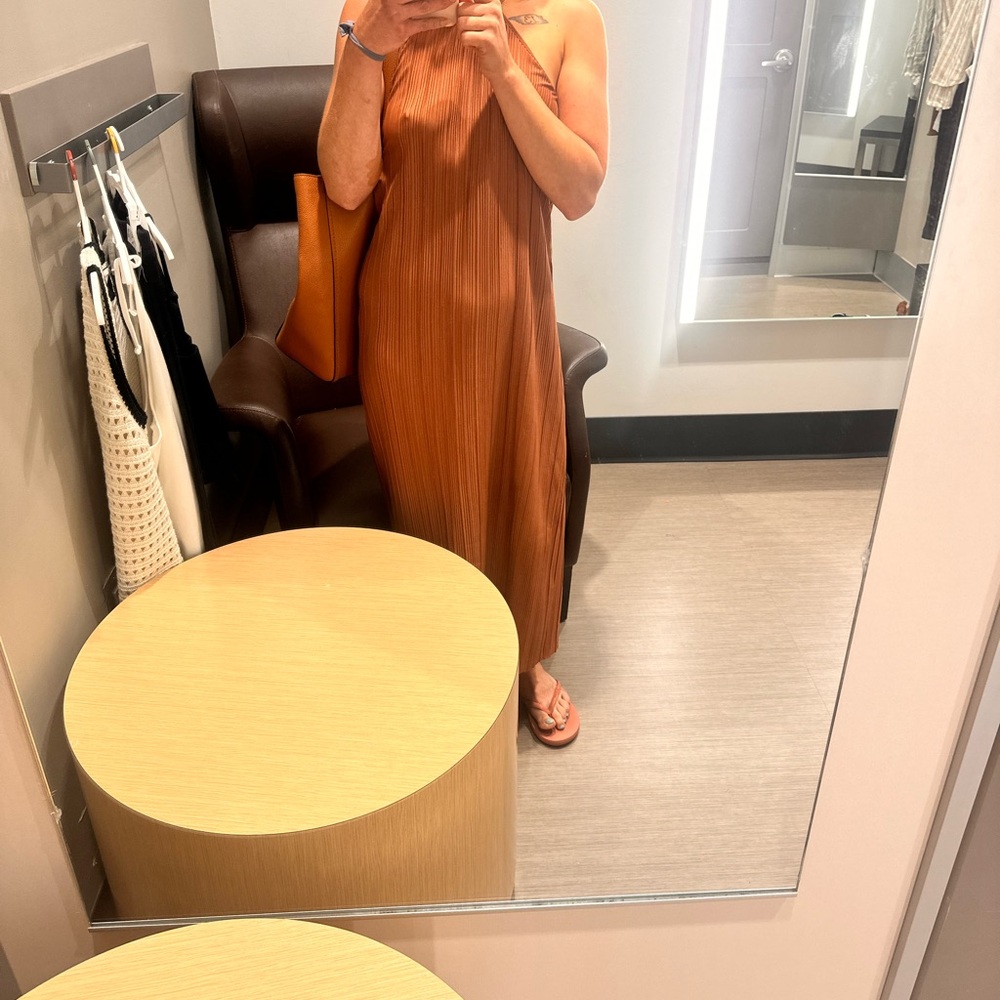 Dresss silk brown
